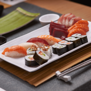 Sushi/sashimis variados